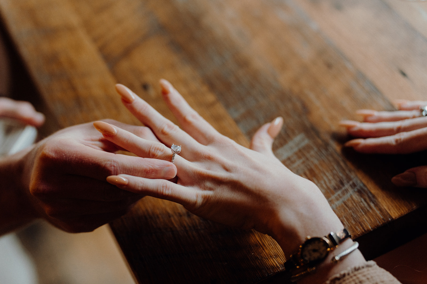How to Secretly Determine Ring Size