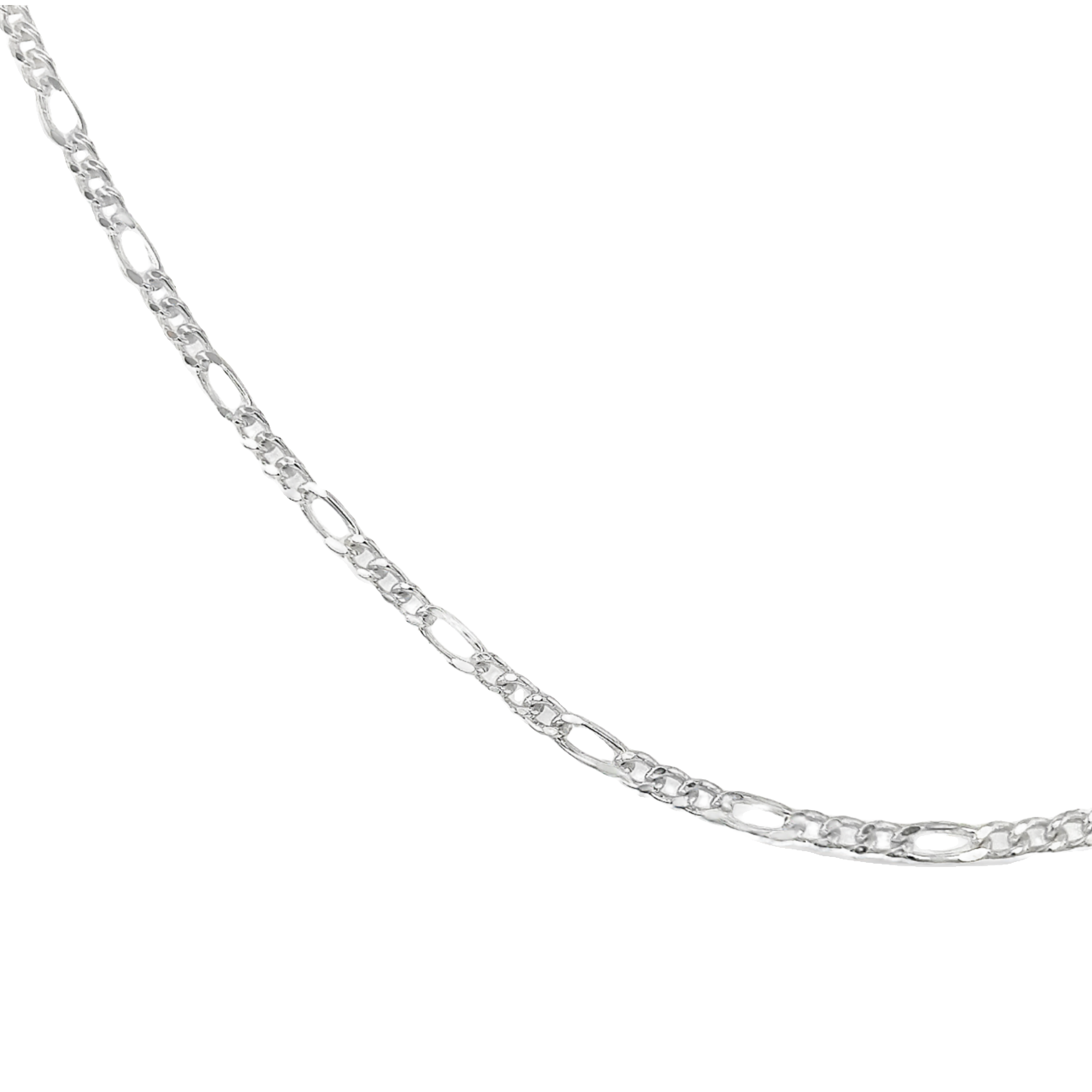 Sterling silver figaro chain
