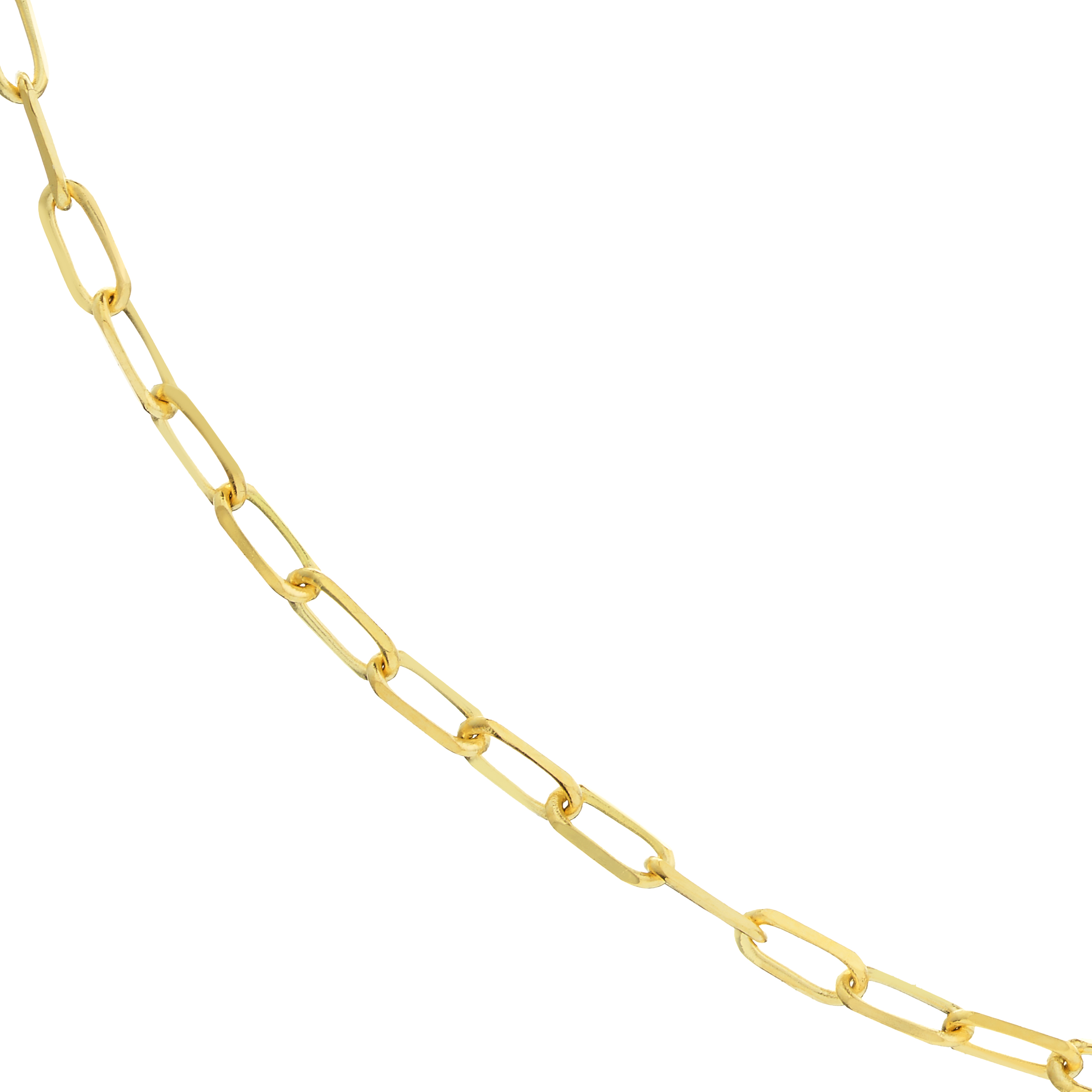 14k yg paperclip chain