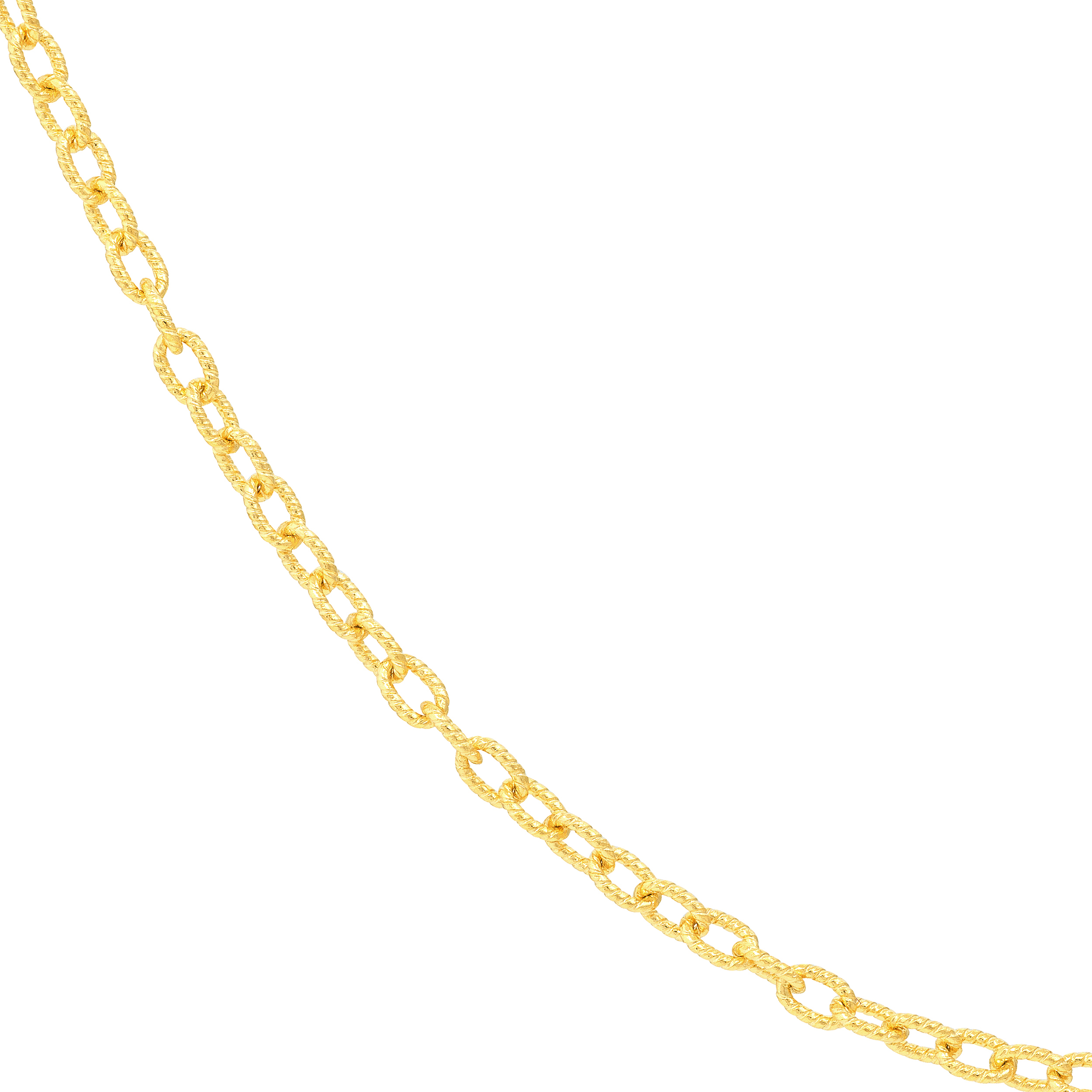 14k yg Cable chain