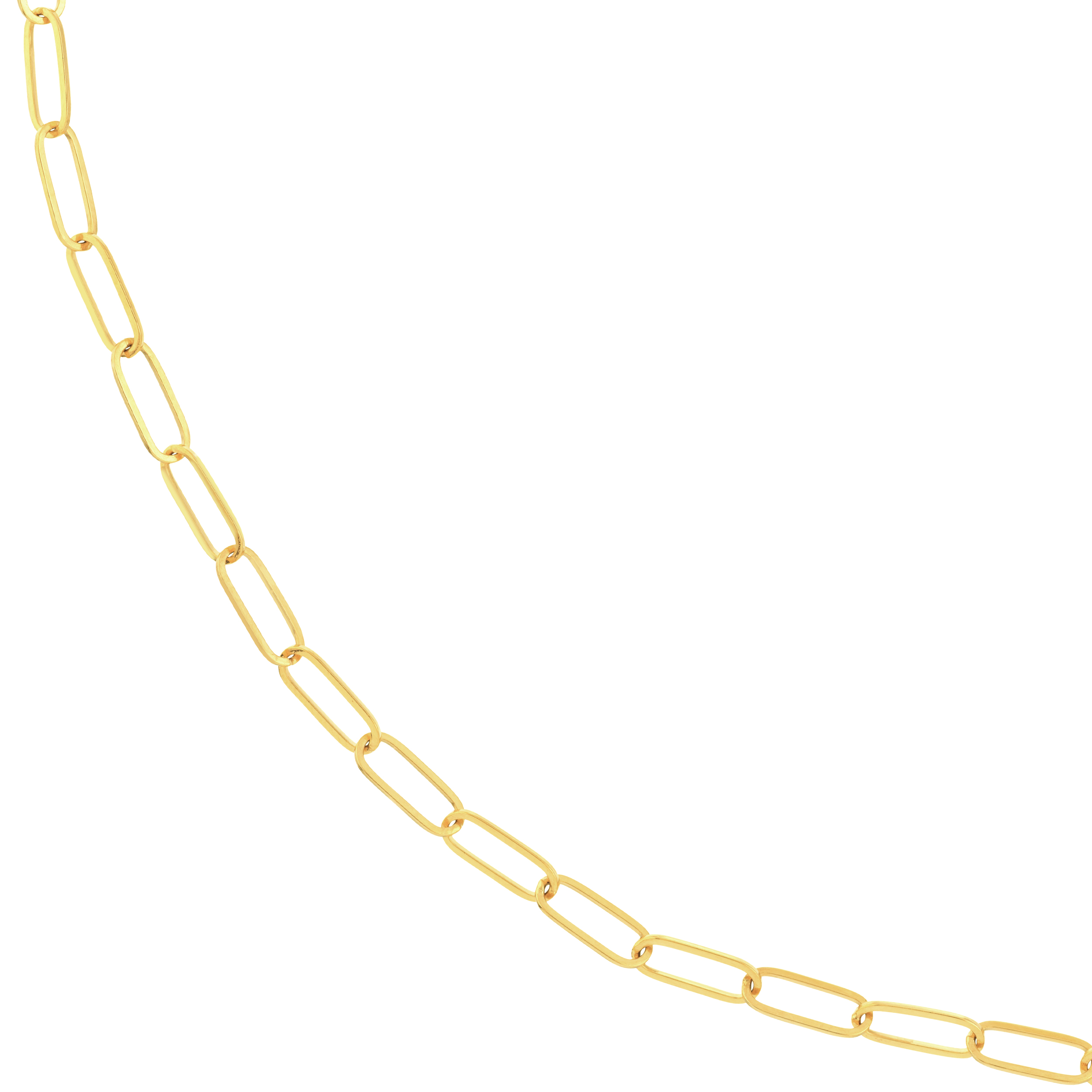 14k yg paperclip chain
