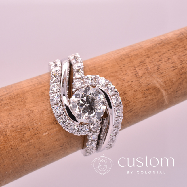 Custom Curved Wedding Bands