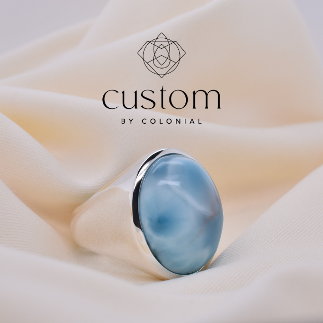 Custom Larimar Jewelry