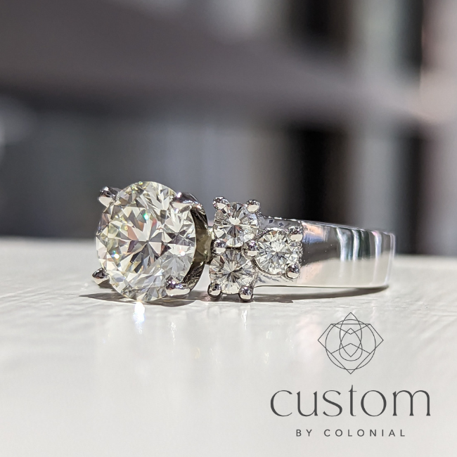 Custom Engagement Setting, Inspired by her Mom