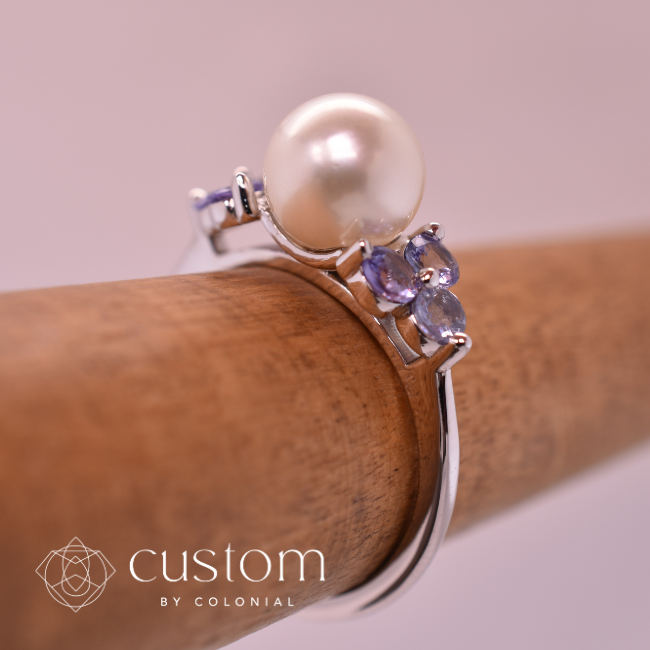 Pearls with a Pop of Color