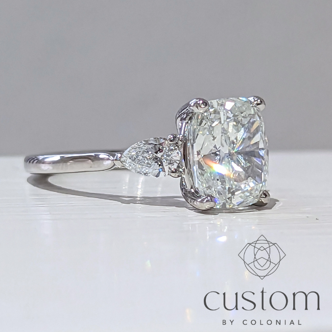 Custom: Diamond Engagement Ring
