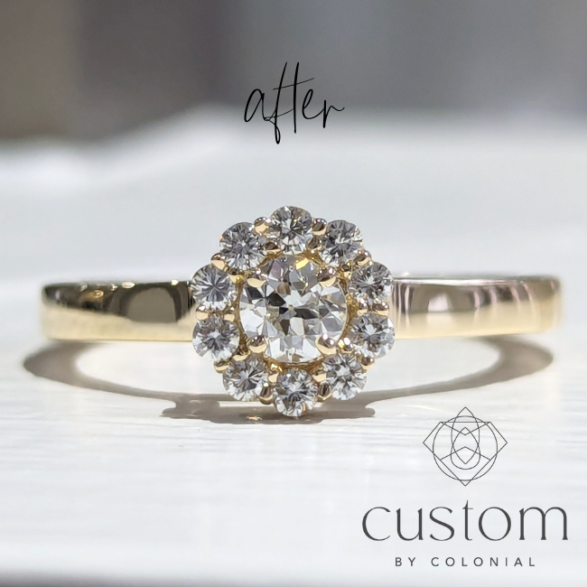 Custom:  Redesigned Everyday Wear Diamond Ring