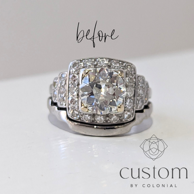 Custom:  Redesigned Everyday Wear Diamond Ring