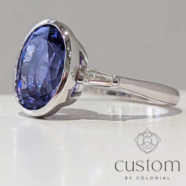 Custom Fashion Ring Using Family Tanzanite