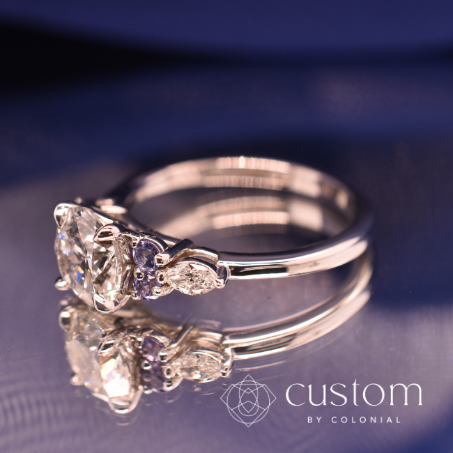 Birthstone Engagement Ring